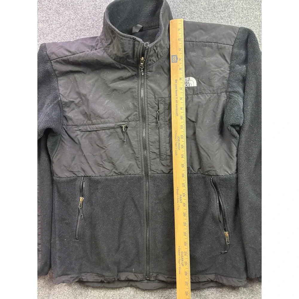 The North Face Denali Jacket Mens Large Black Polartec Fleece Full Zip Outdoor